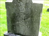 Munson, William G. and Sarah A. (Carver0